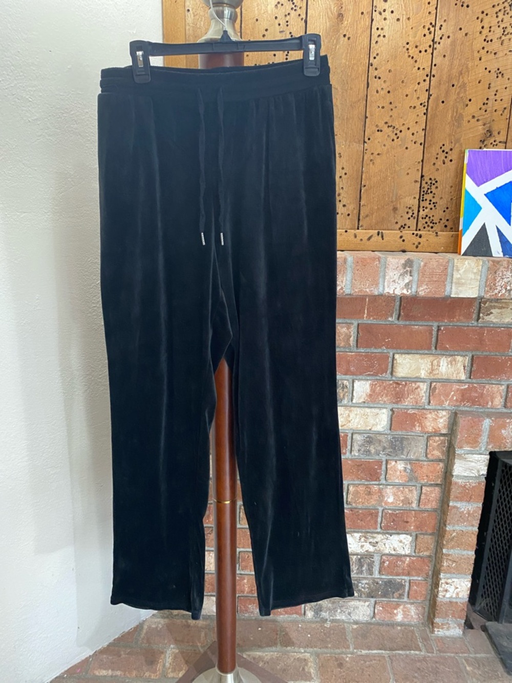 Juicy Couture Black Velour Sleep Pants